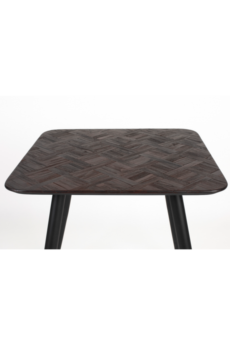 Brown Teak Bistro Table | DF Webster | OROA.com