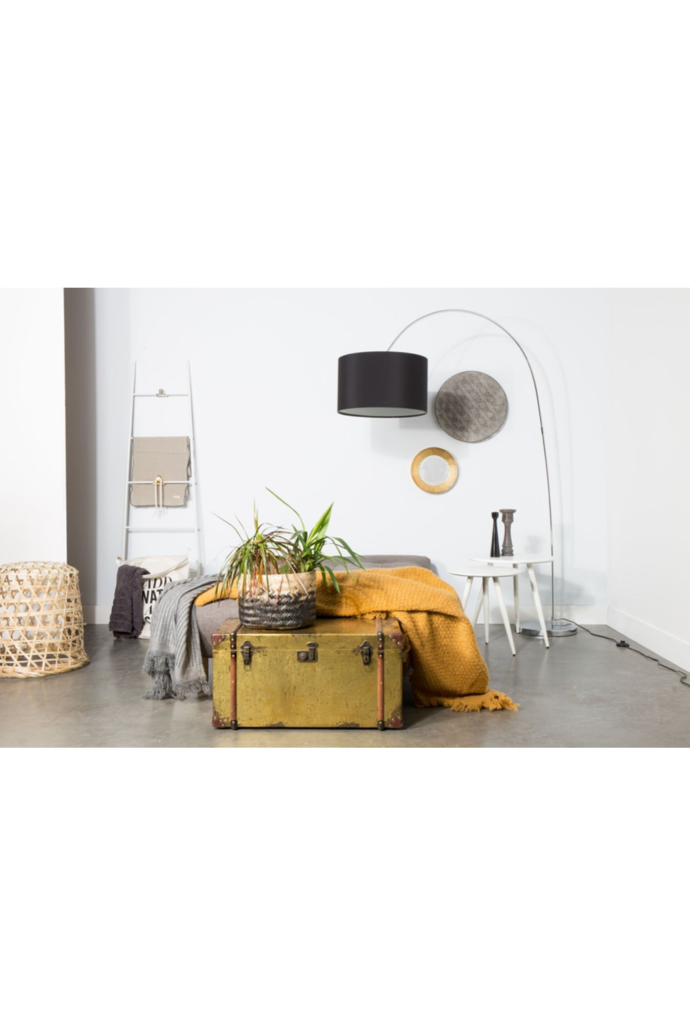 Wooden 3-Legged Side Tables (2) | DF Daven | Oroa.com