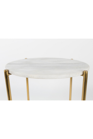 Marble Side Table | DF Timpa | Oroa.com