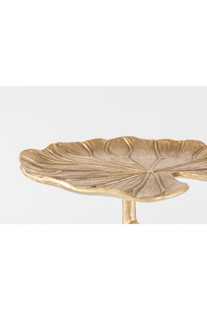 Art Deco Leaf Side Table | DF Lily | OROA.com