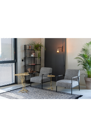 Art Deco Leaf Side Table | DF Lily | OROA.com