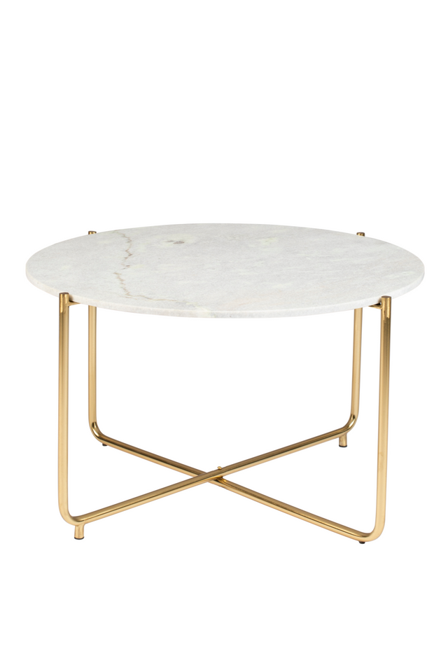 Round Marble Coffee Table | DF Timpa | OROA.com