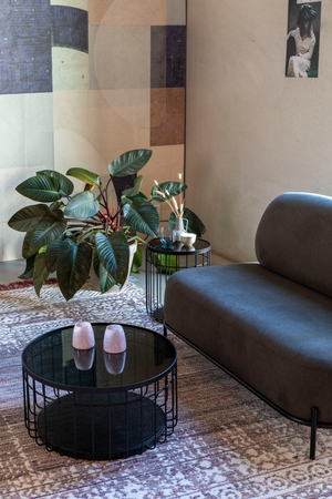 Black Industrial Coffee Table | DF Lance | OROA.com