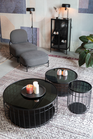 Black Industrial Coffee Table | DF Lance | OROA.com