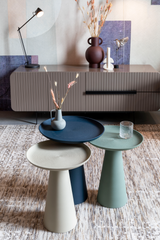 Modern Pedestal Side Table M | DF Ringar | OROA.com
