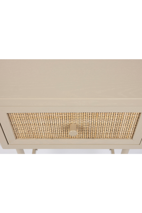 Beige Lacquered Side Table | DF Amaya | OROA.com
