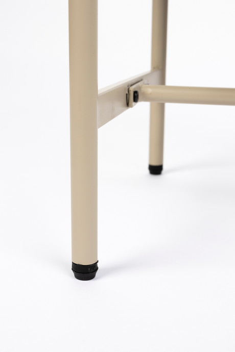 Beige Lacquered Side Table | DF Amaya | OROA.com