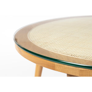   Round Oak Coffee Table | Oroa.com