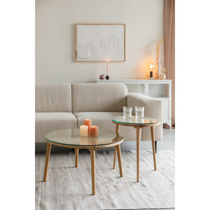   Round Oak Coffee Table | Oroa.com