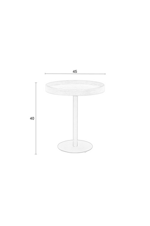 Oak Side Table S | DF Yuri | OROA.com