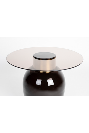 Glass Modern Side Table | DF Mohra | OROA.com