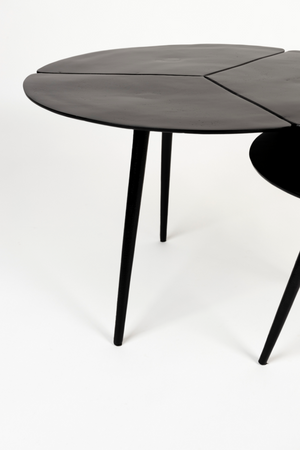 Black Aluminum Side Tables (2) | DF Kourdebour | OROA.com