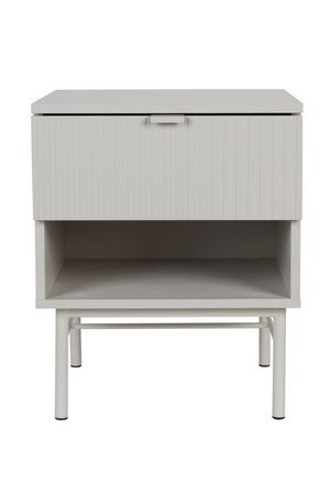 White Side Table/ Bed Stand | DF Cayo | OROA.com