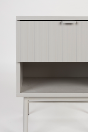 White Side Table/ Bed Stand | DF Cayo | OROA.com