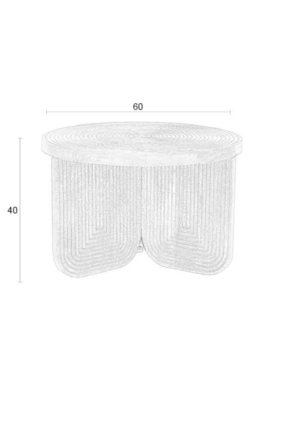 Carved Mango Wood Coffee Table | DF Maeze | OROA.com