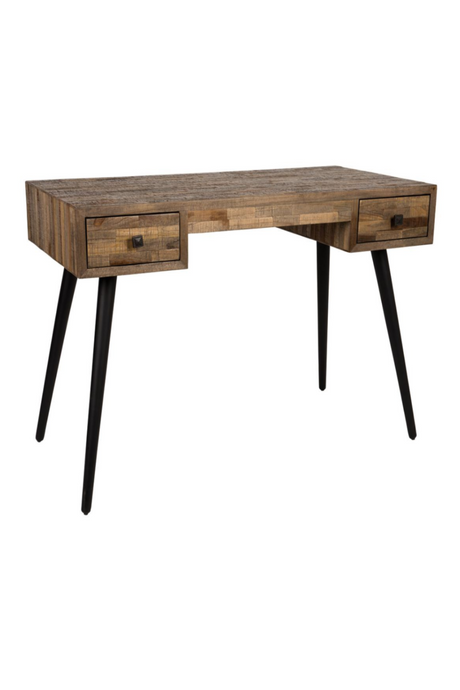 Recycled Teak Desk | DF Leo | OROA.com