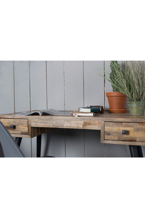 Recycled Teak Desk | DF Leo | OROA.com