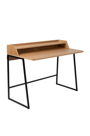 Natural Oak with Shelf Desk | LF Giorgio | OROA.com