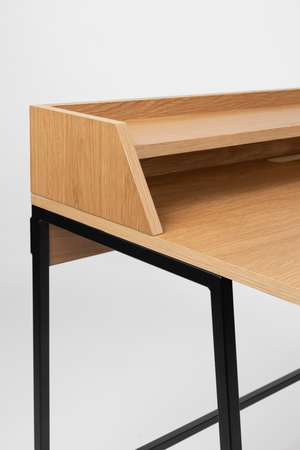 Natural Oak with Shelf Desk | LF Giorgio | OROA.com