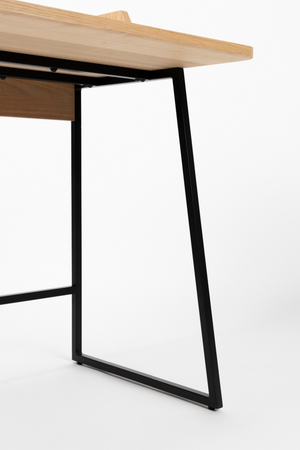 Natural Oak with Shelf Desk | LF Giorgio | OROA.com