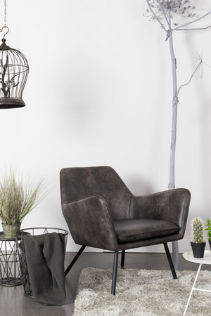 Leather Lounge Armchair | DF Bon | Oroa.com