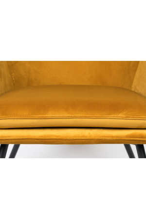 Gold Velvet Accent Chair | DF Bon | Oroatrade.com