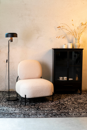 White Modern Lounge Chair | DF Polly | OROA.com