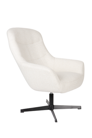 Upholstered Swivel Lounge Armchair | DF Yuki | Oroa.com