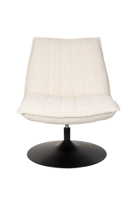 Bouclé Swivel Lounge Chair | DF Jax | Oroatrade.com