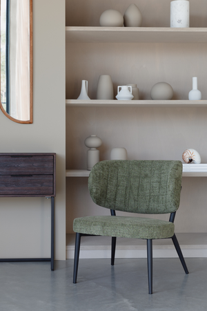 Curved-Back Lounge Chairs (2) | DF Sanne | OROA.com