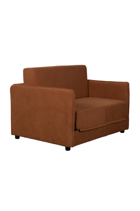 Corduroy Loveseat Sofabed | DF Jopie | OROA.com