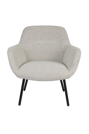 Beige Bouclé Lounge Chair | DF Dude | OROA.com