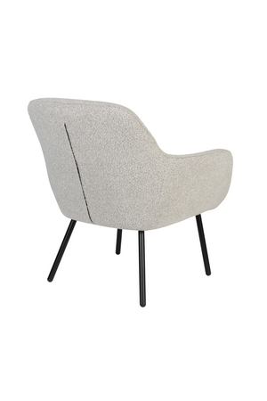 Beige Bouclé Lounge Chair | DF Dude | OROA.com