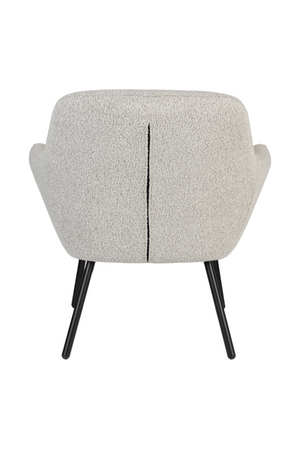 Beige Bouclé Lounge Chair | DF Dude | OROA.com