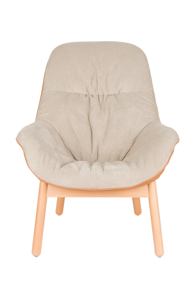Beige Modern Lounge Chair | DF Duke | Oroa.com