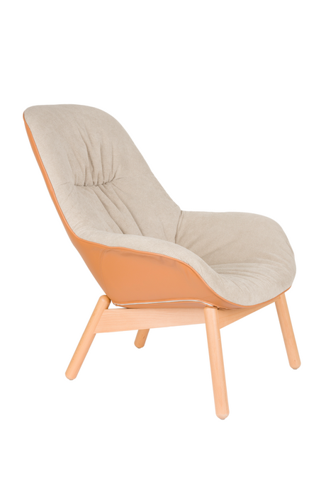Beige Modern Lounge Chair | DF Duke | Oroa.com