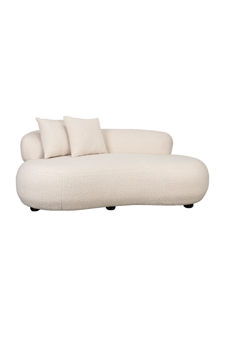 White Curved Sofa | DF Noxx | OROA.com