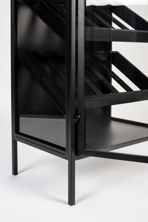 Black Wooden Wine Cabinet | DF Rob | Oroatrade.com