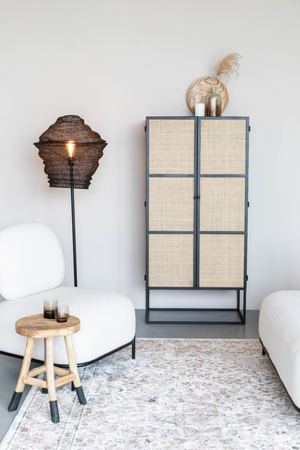 Rattan Webbing Modern Cabinet | DF Guuji | OROA.com