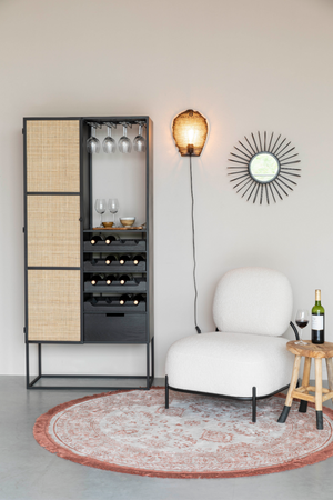Rattan Webbing Wine Cabinet | DF Guuji | OROA.com