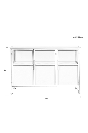 White Metal Cabinet | DF Miya | OROA.com