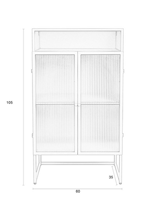Green Metal Cabinet | DF Herbe | OROA.com