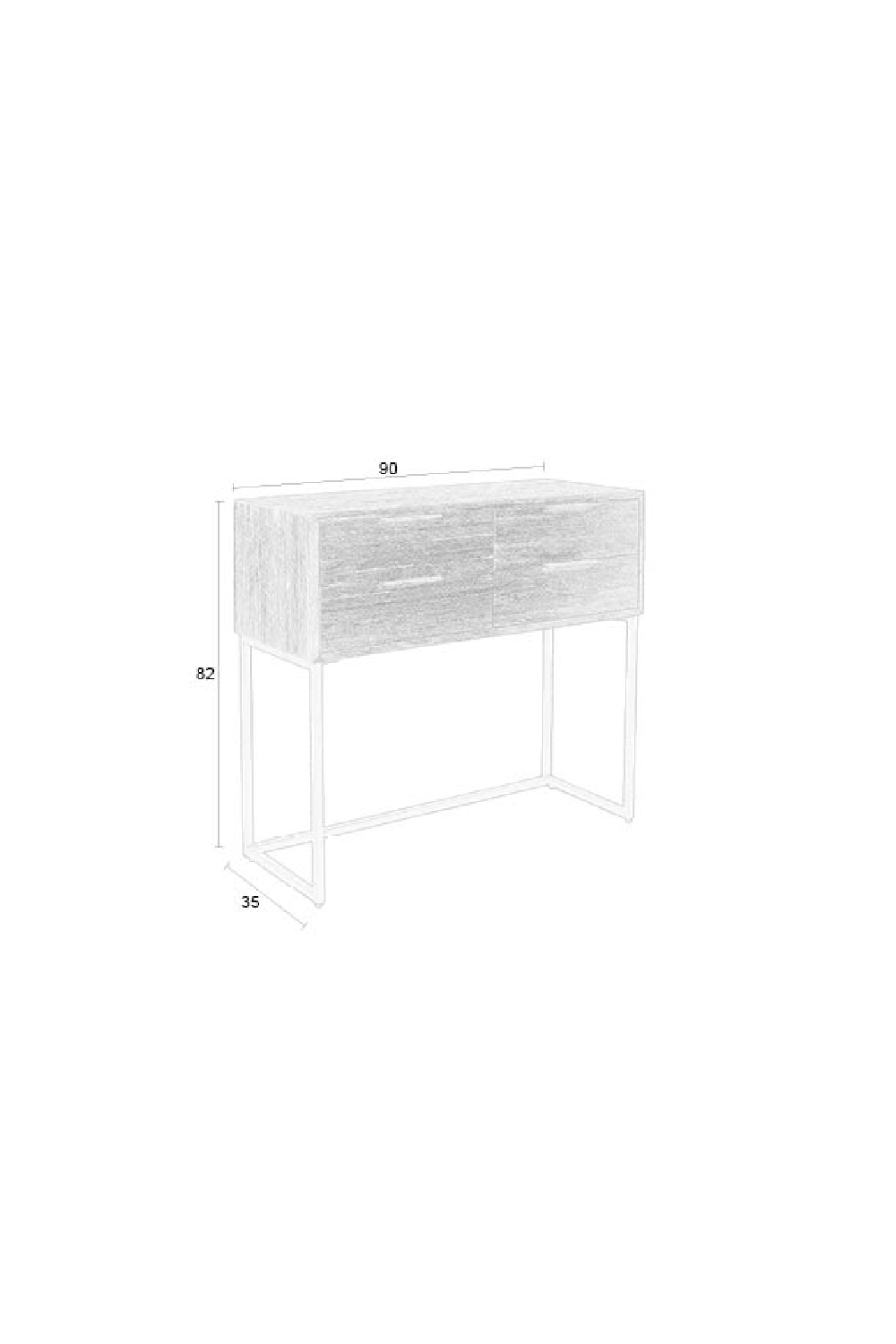 Brown Teak Cabinet | DF Webster | OROA.com