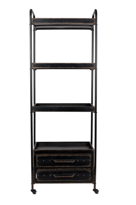 Black Iron Display Cabinet | DF Ryan | OROA.com