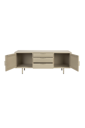 Beige Sideboard With 3 Drawers | DF Kos | OROA.com