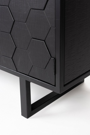 Hexagon Pattern Fir Wood Sideboard | DF Linc | OROA.com