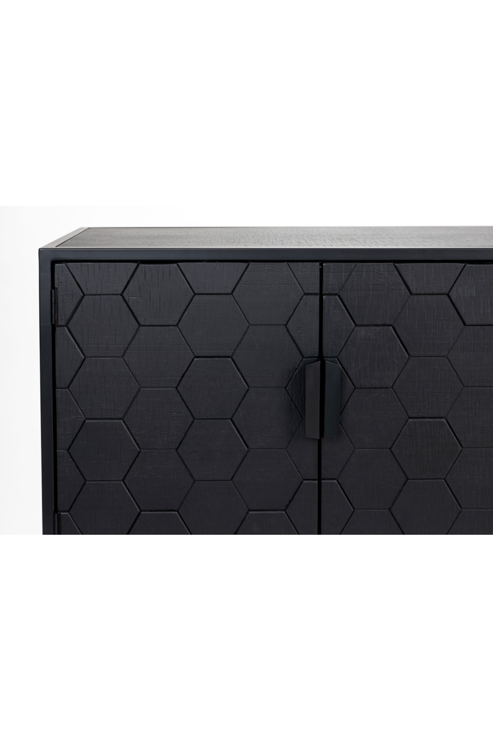 Hexagon Pattern Fir Wood Sideboard | DF Linc | OROA.com