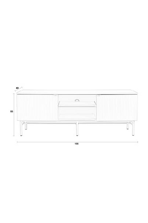 White Minimalist Sideboard | DF Cayo | OROA.com
