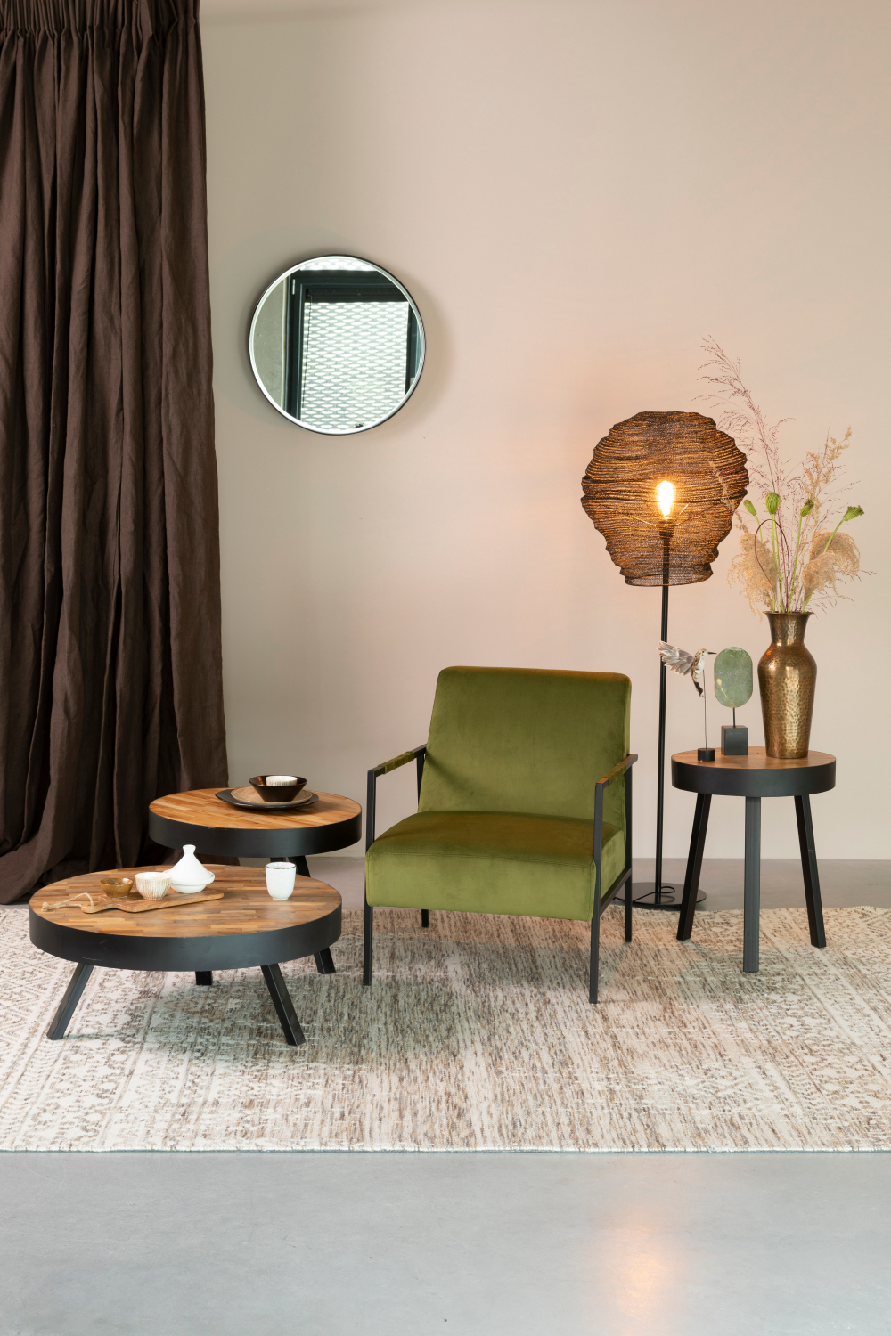 Antique Metal Floor Lamp | DF Lena | Oroatrade.com