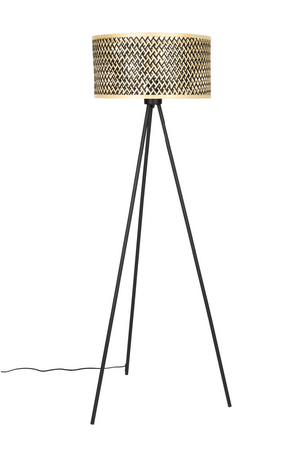 Modern Bamboo Tripod Floor Lamp | DF Isla Modern Bamboo Tripod Floor Lamp | DF Isla | OROA.com